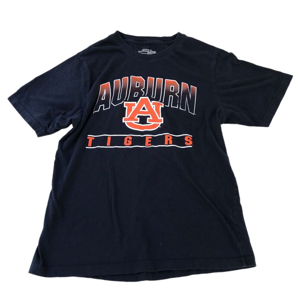 Auburn University Blue T-Shirt Unisex Medium Tigers College Football